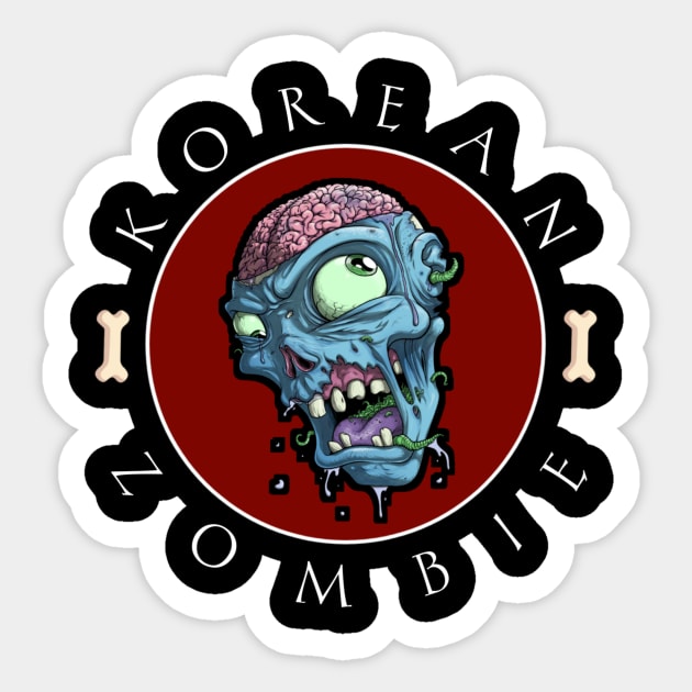 Korean zombie Sticker by Rizstor